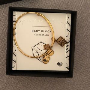 Alex & Ani Baby Block Braclet